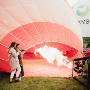 Romantic Hot Air Balloon Flight over Kaunas